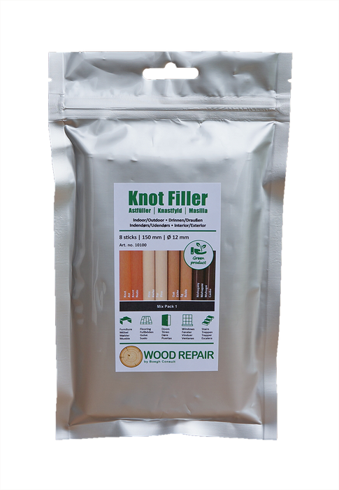 Wood Repair Thermelt® Knot Filler Sticks, COMPACT MIX PACK #1