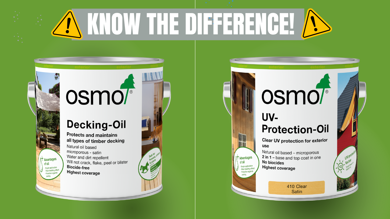 Osmo Decking Oil vs Osmo UV Protection Oil: Understanding the Difference