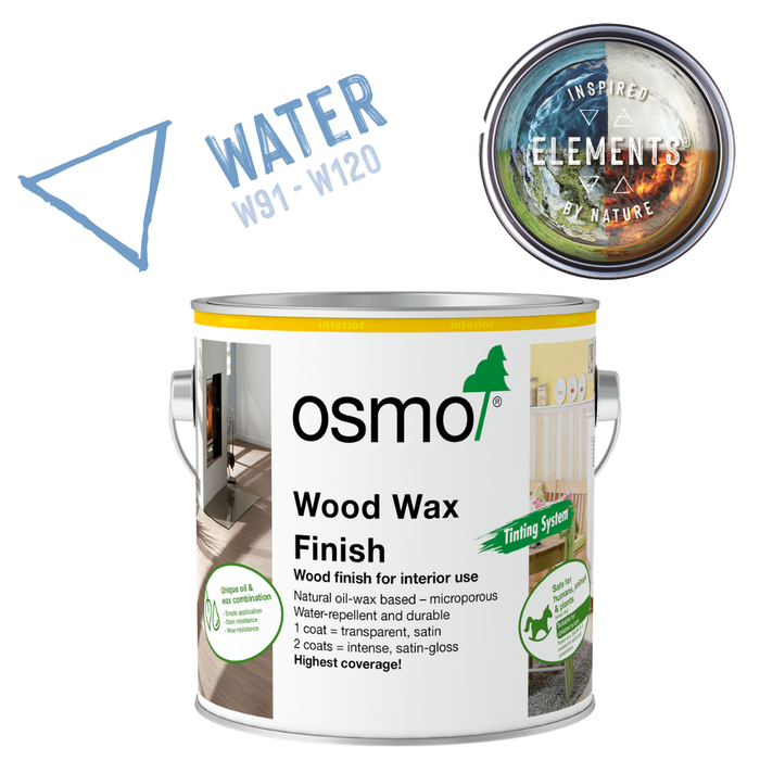 WOOD WAX - ELEMENTS - WATER - INTERIOR