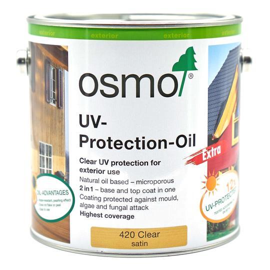 OSMO UV-Protection-Oil-EXTRA, 420, Clear, Satin, with Film Protection
