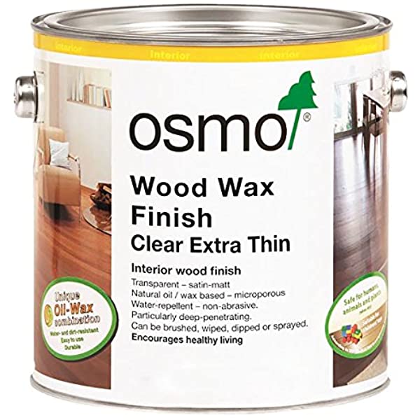 OSMO Wood Wax Finish, 1101, Clear, Extra Thin, 750ml