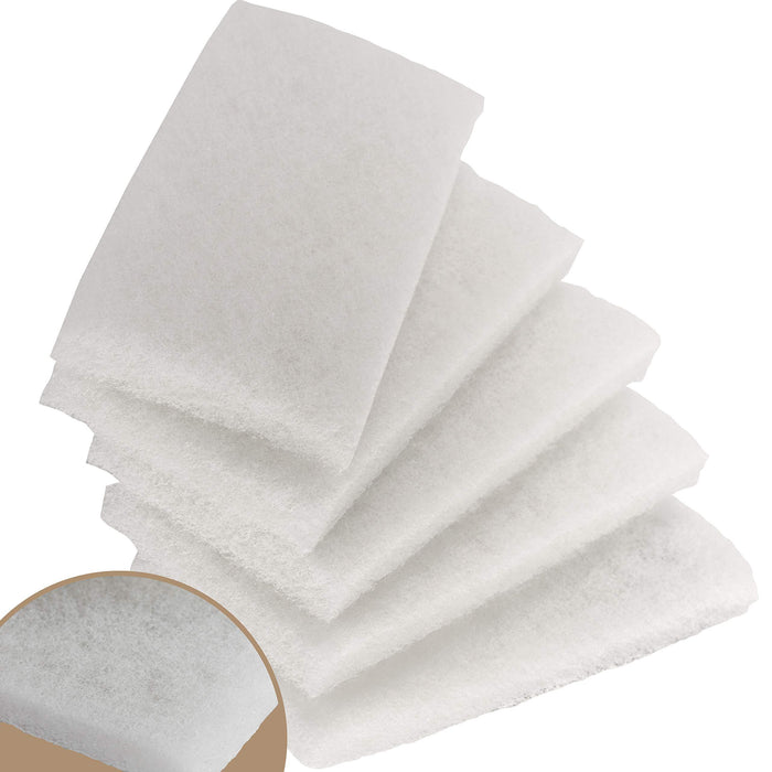 White Non Abrasive Scrubby Pads - Sold Individually